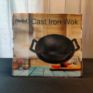 Parini Cast Iron Wok